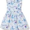 Janie and Jack Frozen Toile Dress (Toddler/Little Kid/Big Kid) | Dresses