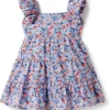 Janie and Jack Girls Ditsy Floral Dress (Toddler/Little Kid/Big Kid) | Dresses